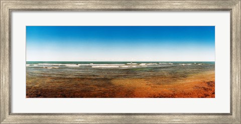 Framed Atlantic coast, Salvador, Bahia, Brazil Print