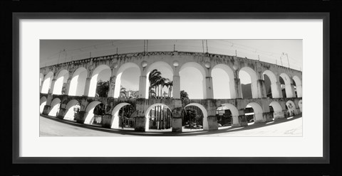 Framed Carioca Aqueduct, Lapa, Rio De Janeiro, Brazil Print
