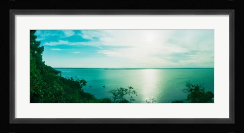 Framed Clouds over the ocean, Morro De Sao Paulo, Tinhare, Cairu, Bahia, Brazil Print