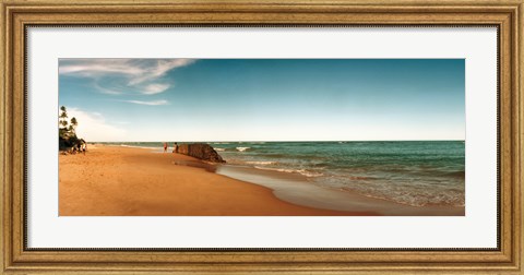 Framed Beach, Morro De Sao Paulo, Tinhare, Cairu, Bahia, Brazil Print