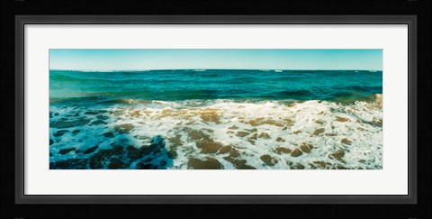 Framed Ocean View at Morro De Sao Paulo, Tinhare, Cairu, Bahia, Brazil Print