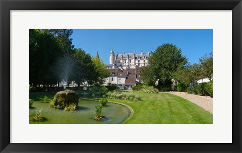 Framed Royal Apartments, Loches, Loire-et-Cher, Loire, Touraine, France Print