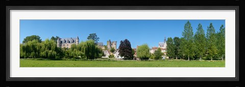 Framed Castle on a hill, Chateau De Montresor, Montresor, Indre-Et-Loire, Pays-De-La-Loire, Touraine, France Print