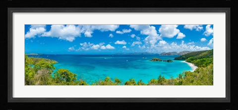 Framed Trunk Bay, Virgin Islands National Park, St. John, US Virgin Islands Print