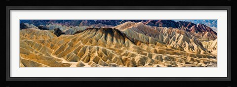Framed Zabriskie Point, Death Valley, Death Valley National Park, California Print