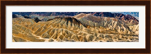 Framed Zabriskie Point, Death Valley, Death Valley National Park, California Print