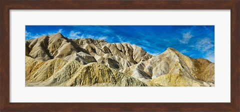 Framed Mountain Range, Twenty Mule-Team Canyon, Death Valley, Death Valley National Park, California, USA Print