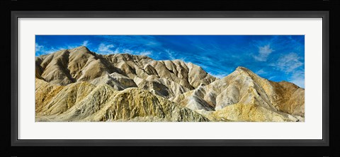 Framed Mountain Range, Twenty Mule-Team Canyon, Death Valley, Death Valley National Park, California, USA Print