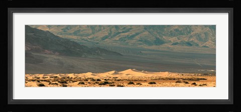 Framed Sand dunes in a desert, Death Valley, Death Valley National Park, California, USA Print