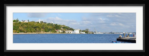 Framed View of island, Havana, Cuba Print