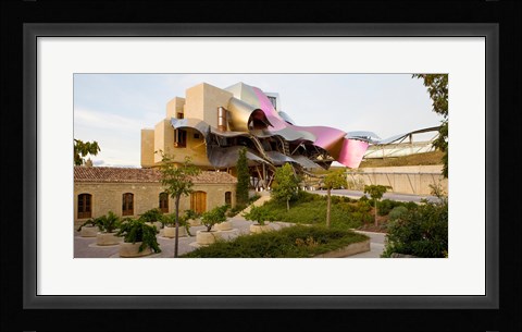 Framed Hotel Marques de Riscal, Elciego, La Rioja, Spain Print