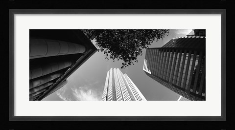 Framed Low angle view of skyscrapers, San Francisco, California, USA Print