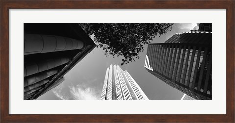 Framed Low angle view of skyscrapers, San Francisco, California, USA Print