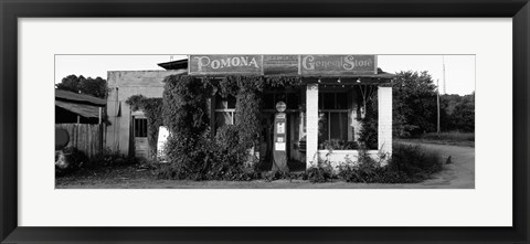 Framed General Store, Pomona, Illinois, USA Print