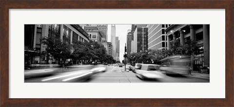 Framed Michigan Avenue, Chicago, Illinois, USA Print