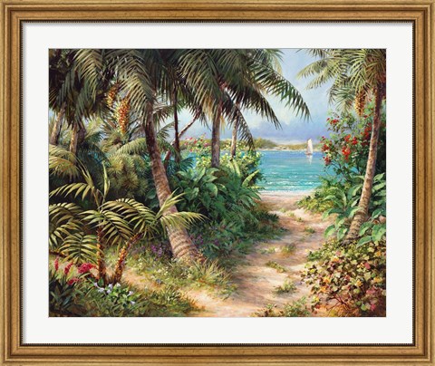 Framed Bahama Sail Print