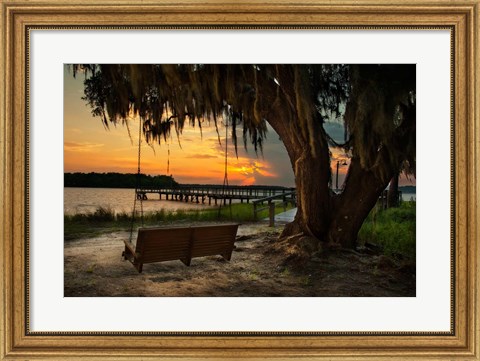 Framed Savannah Sunset Print