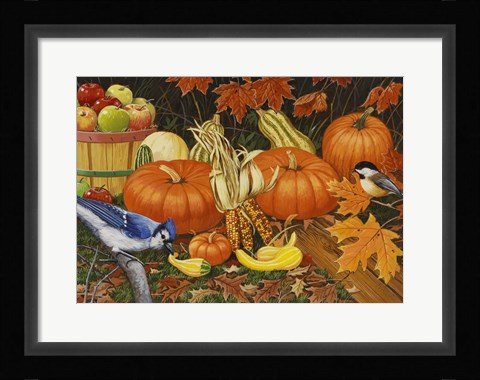 Framed Autumn Bounty Print
