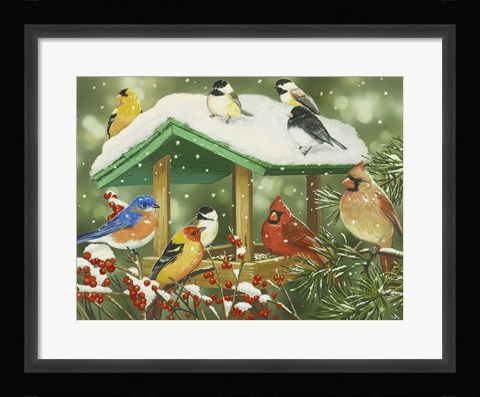 Framed Winter Treats Print