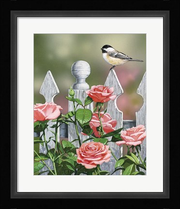 Framed Country Garden Print