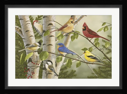 Framed Summer Friends Print