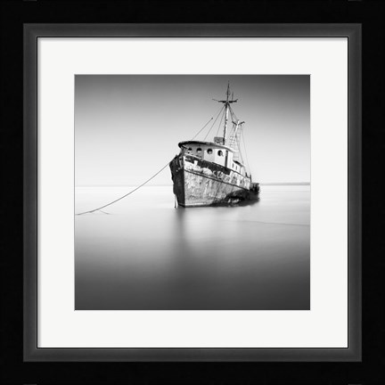 Framed Barco Hundido Print