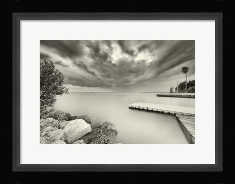 Framed Biscayne Storm Print