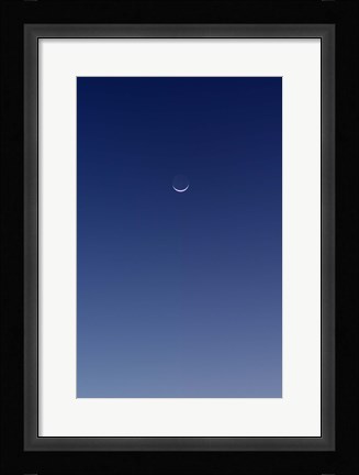 Framed Blue Gradient Print