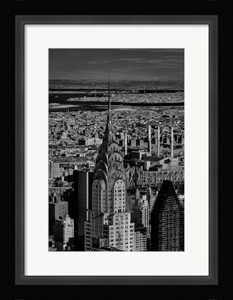 Framed Four Smokestacks Print