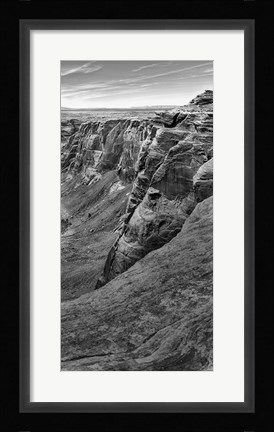 Framed Horseshoe Bend BW 3 of 3 Print