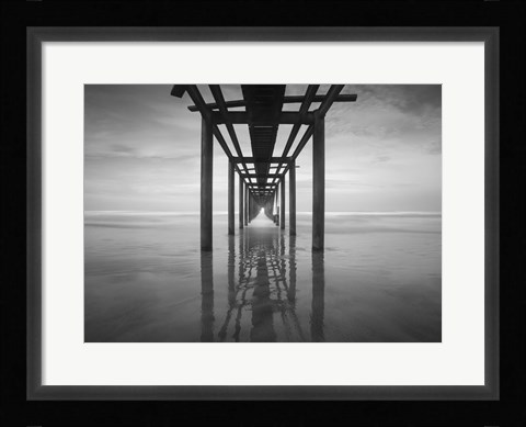 Framed Ocean Door 2 Print