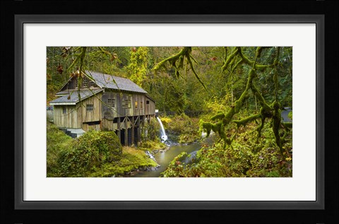 Framed Cedar Creek Grist Mill Print
