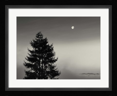 Framed First There is No Mountain Print