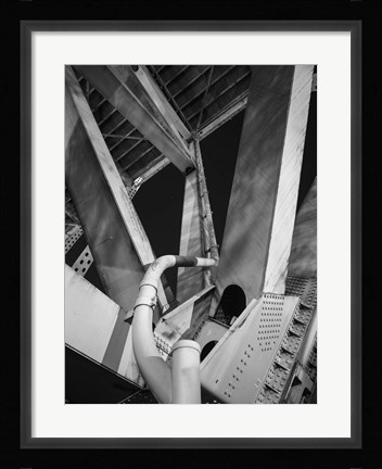 Framed Industrial City 3 Print