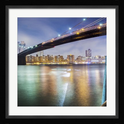 Framed Brooklyn Bridge Pano 2 2 of 3 Print