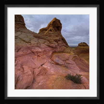 Framed Pink Mountain 1 of 3 Print