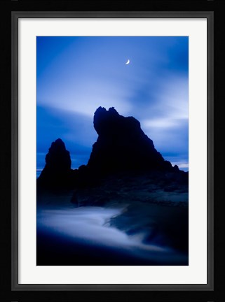 Framed Lunda En Ruby Beach Color Print