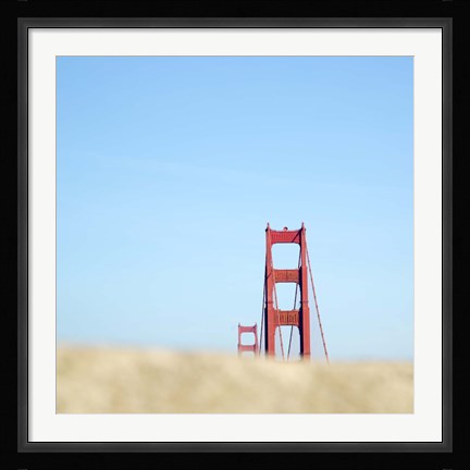 Framed Fragment Golden Gate Print