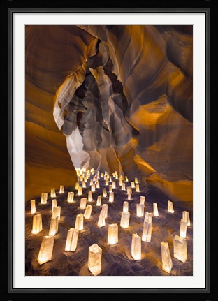 Framed Candle Canyon I Print
