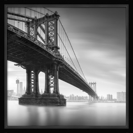 Framed Manhattan Bridge 1 Print