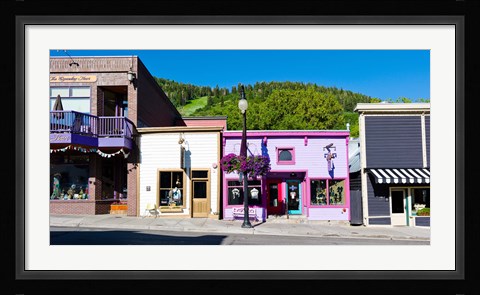 Framed Main Street, Park City, Utah Print