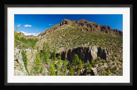 Framed Panorama of Dome Wilderness, San Miguel Mountains, Santa Fe National Forest, New Mexico, USA Print