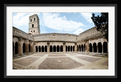 Framed Cloister of St. Trophime, Church Of St. Trophime, Arles, Bouches-Du-Rhone, Provence-Alpes-Cote d'Azur, France Print