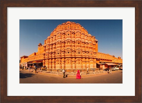 Framed Hawa Mahal at Jaipur, Rajasthan, India Print