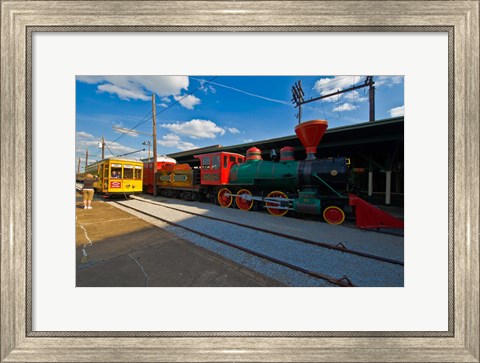 Framed Chattanooga Choo Choo at the Creative Discovery Museum, Chattanooga, Tennessee, USA Print