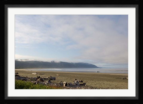 Framed Clouds over the ocean, California, USA Print