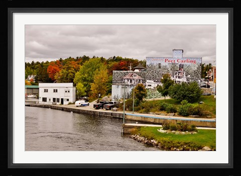Framed Trees on a hill, Port Carling, Muskoka Lakes, Ontario, Canada Print