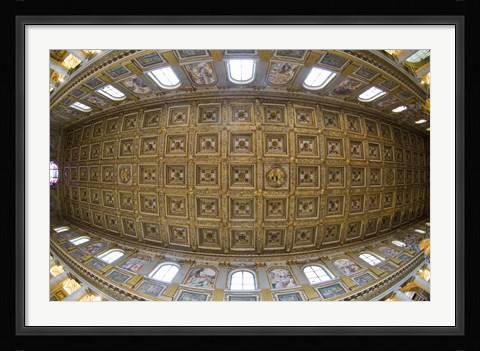 Framed Ceiling details of a church, St. Peter's Basilica, St. Peter, Chains, Rome, Lazio, Italy Print