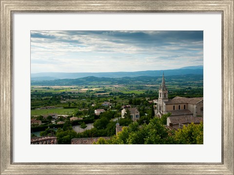 Framed Bonnieux, Vaucluse, Provence-Alpes-Cote d&#39;Azur, France Print