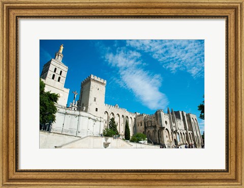 Framed Cathedrale Notre-Dame des Doms d&#39;Avignon, Palais des Papes, Avignon, Vaucluse, Provence-Alpes-Cote d&#39;Azur, France Print